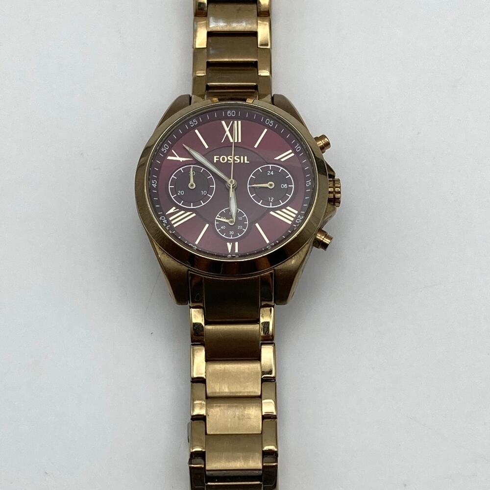 Fossil Modern Courier Chronograph Women's Watch 36mm - New Battery Wrist 5.5" WR - Picture 6 of 10